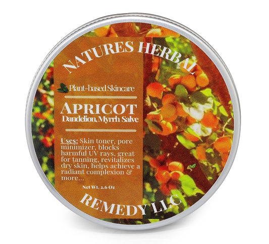 Apricot, dandelion, myrrh salve